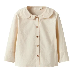 Lil'Atelier - woven blouse - turtledove