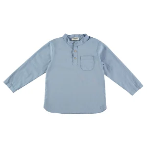 Tocoto Vintage - blouse longsleeve mao - blue