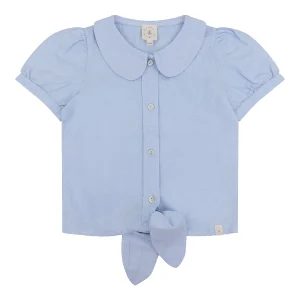 Navy Natural - blouse Faye - light blue