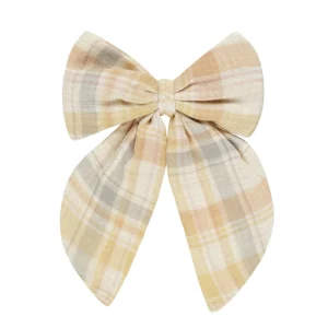 Rylee + Cru - oversized hair bow - pastel plaid