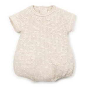 Play Up - embellished piqué body - bio resin ecru