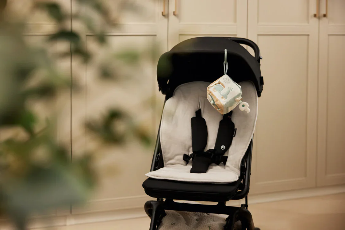 Jollein - buggy/wandelwagen inlegger badstof - nougat - Afbeelding 3