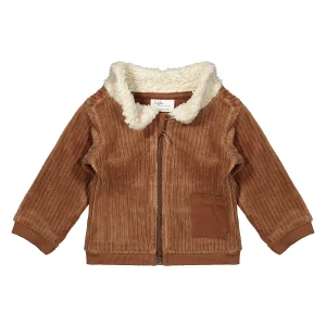 Riffle Amsterdam - corduroy cardigan Nyo - brown