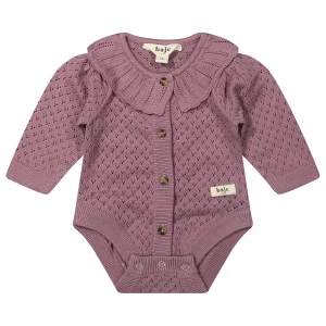 Baje Studio - knitted bodysuit Chardonne - purple pum