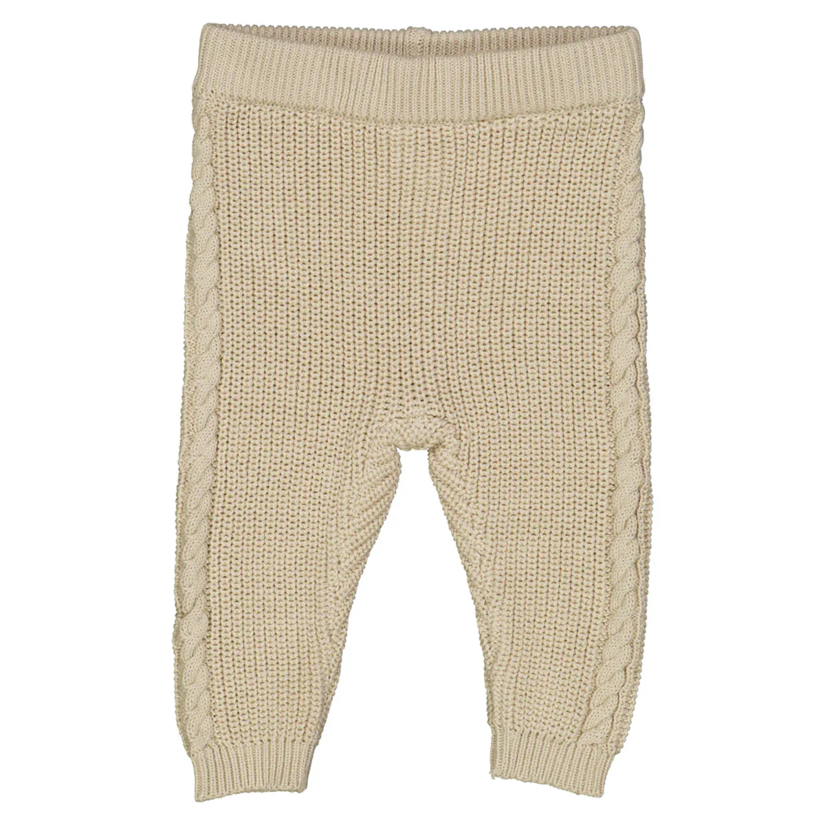 Müsli - chunky knit pants - oat