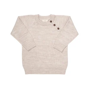 Copenhagen Colors - classic merino jumper - pale cream melange