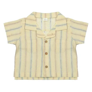 Riffle Amsterdam - blouse Cody - woven linen stripe