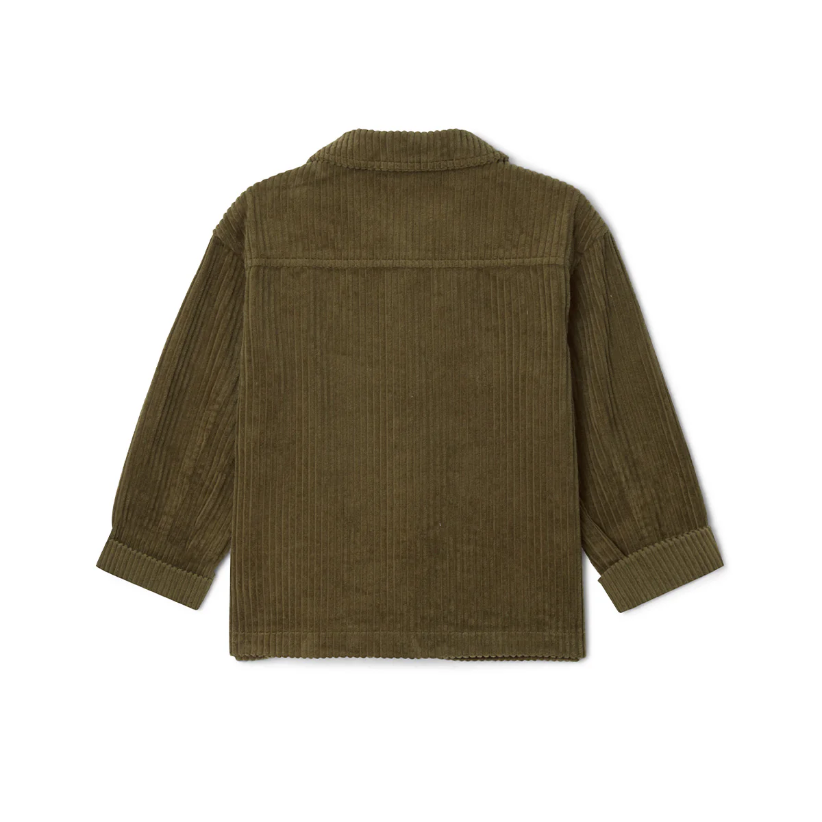 Corduroy overshirt - olive green - Afbeelding 6