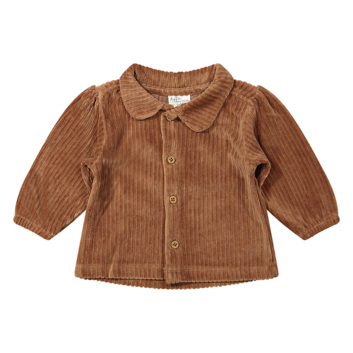 Riffle Amsterdam - corduroy blouse Cleo - brown