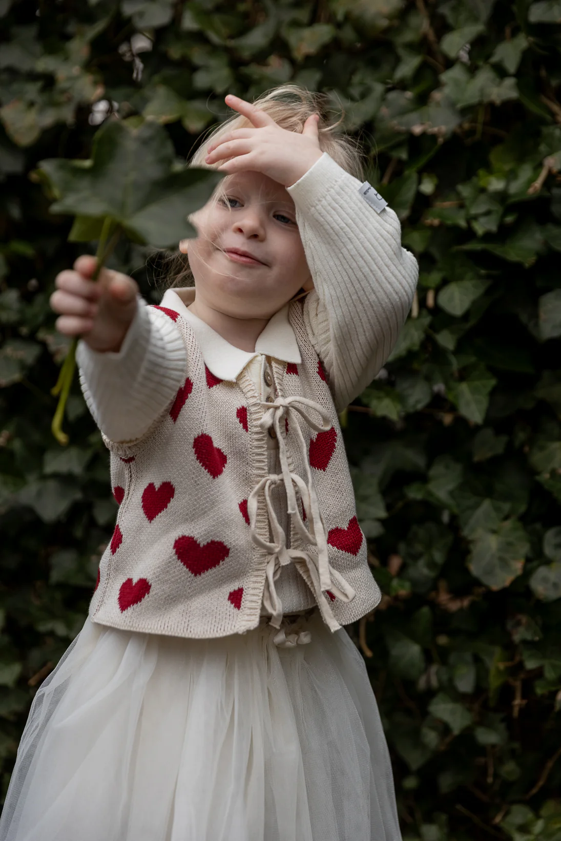 LRDM petits - tutu skirt Julie - antique white - Afbeelding 5