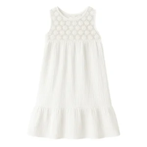 Monbebe - daisy dress - ivory white