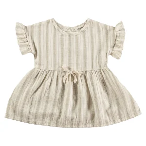 Dear Mini - stripes rustic dress