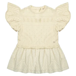 Baje Studio - knitted dress Estela - crėme oat