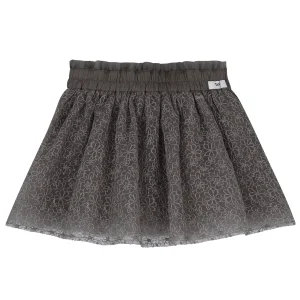Baje Studio - tule flower skirt Fey - grey steel