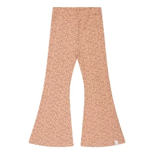 Navy Natural - flare leopard flower - pink sand