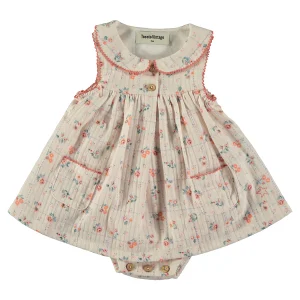 Tocoto Vintage - floral bodysuit dress