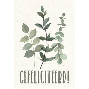 Gefeliciteerd! - Serenity Kaarten