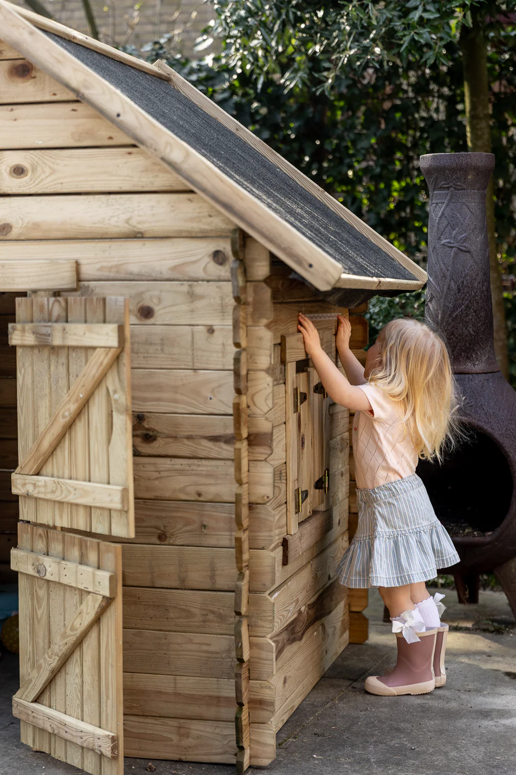 Gingersnaps - knitted flower top Olena - peach - Afbeelding 7