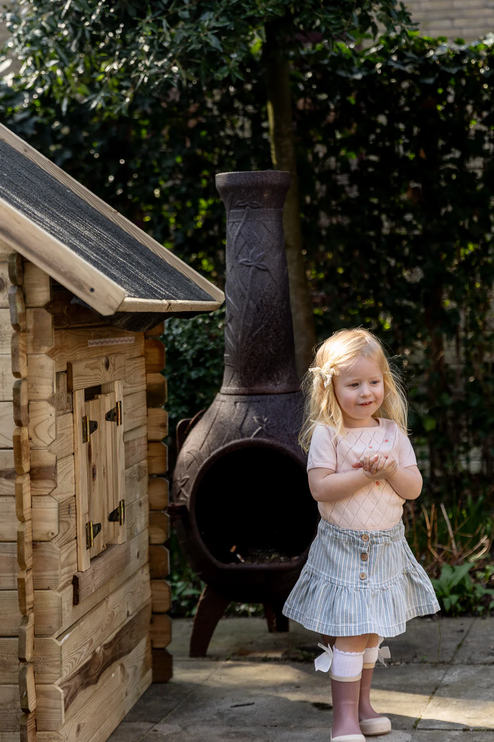 Gingersnaps - knitted flower top Olena - peach - Afbeelding 5