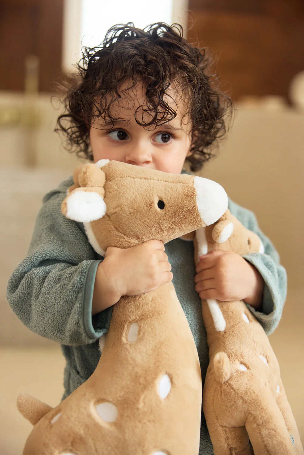 Knuffel Giraffe XL biscuit - Afbeelding 7