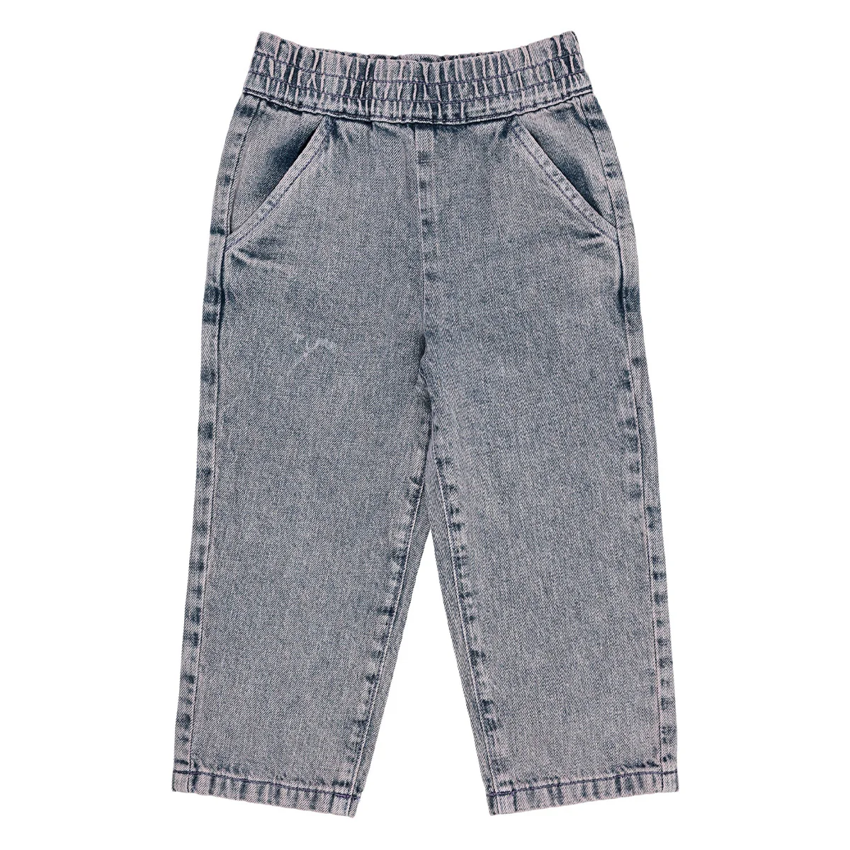 Copenhagen Colors - organic chino jeans with bow - lavender dyed denim - Afbeelding 2