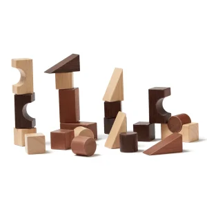 Kid's concept - bouw blokken 21 stuks - naturel