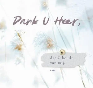 Kaart Sela Songs - 7912 - Dank u Heer