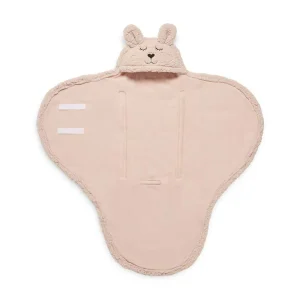 Jollein Wikkeldeken Bunny - 100x105cm - Pale Pink