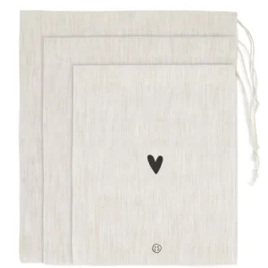 Zusss set van 3 reiszakjes - 27x33cm/33x39cm/39x45cm