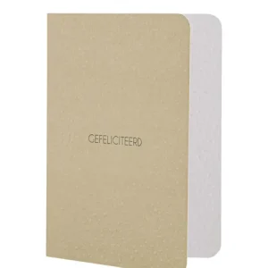 Zusss wenskaart gefeliciteerd reliëf zand