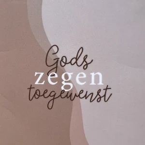 Gods zegen toegewenst - 7203 - Studio LUV kaarten