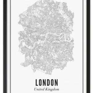 Wijck Poster - London Stad - 21x30cm