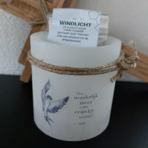 Windlicht - Hoe wonderlijk mooi - Wax Kaars
