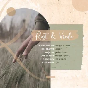 Kaart Sela Songs - 7901 - Rust en vrede