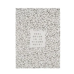 Zusss - Kaart met enveloppe - Veel Geluk in je nieuwe huis!