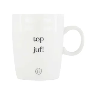 Zusss Theemok Top Juf Wit