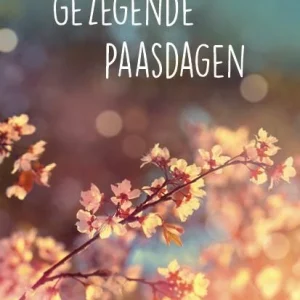 Paaskaart - Gezegende Paasdagen
