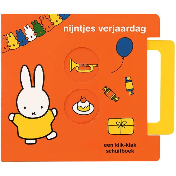 Nijntjes verjaardag, klik klak schuifboek - Dick Bruna - Afbeelding 2