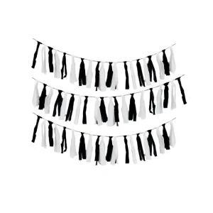 100% Leuk - Stoffen Vlaggenlijn - Zwart/wit