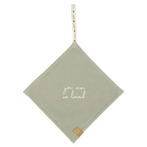 Zusss Speendoekje - So loved - Saliegroen