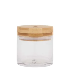 Zusss voorraadpotje met houten deksel - S - hartje