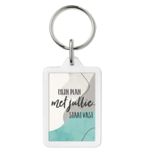 Sleutelhanger - Mijn plan met jullie staat vast