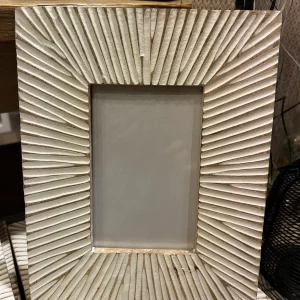 Fotolijst - Wit/Hout- Klein