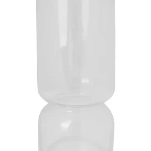 Zusss Glazen Vaas met bubbeltjes - L