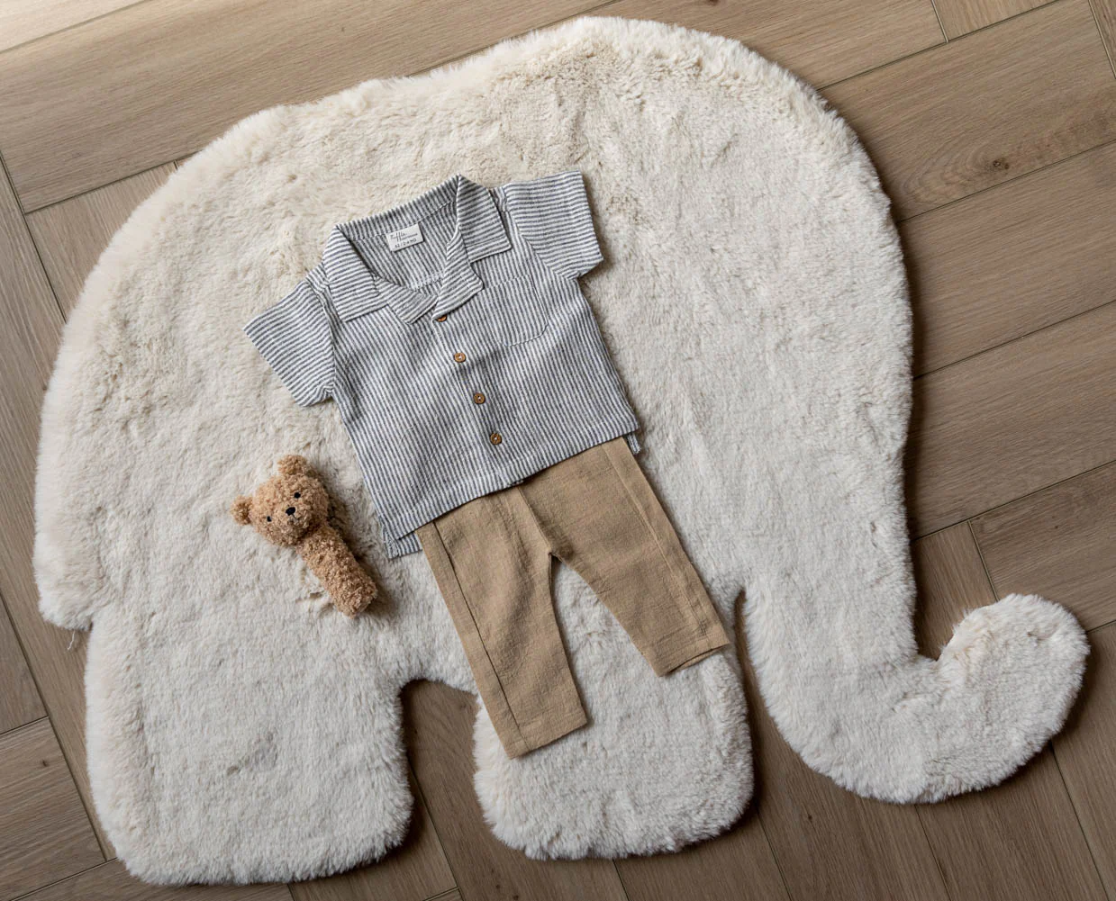 Riffle Amsterdam - gestreept overhemd offwhite/bruin - Afbeelding 9