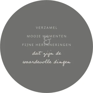 Wandbord- foam- verzamel mooie momenten - M