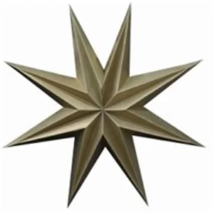 Ster Papier - Grijs - Maat 30cm