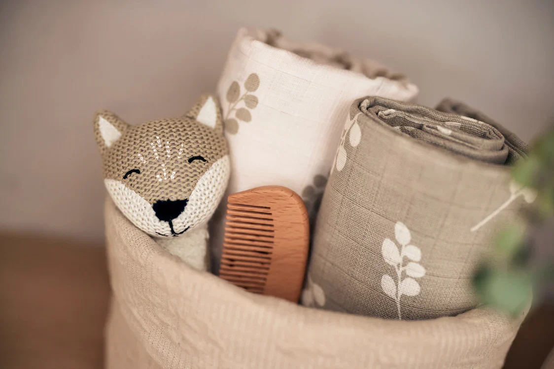 Jollein Hydrofiele Doek - Large 115x115cm - Twig Olive Green (2pack) - Afbeelding 5