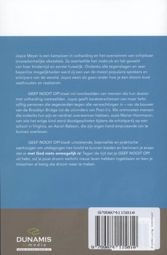 Geef nooit op! - Joyce Meyer - Afbeelding 3