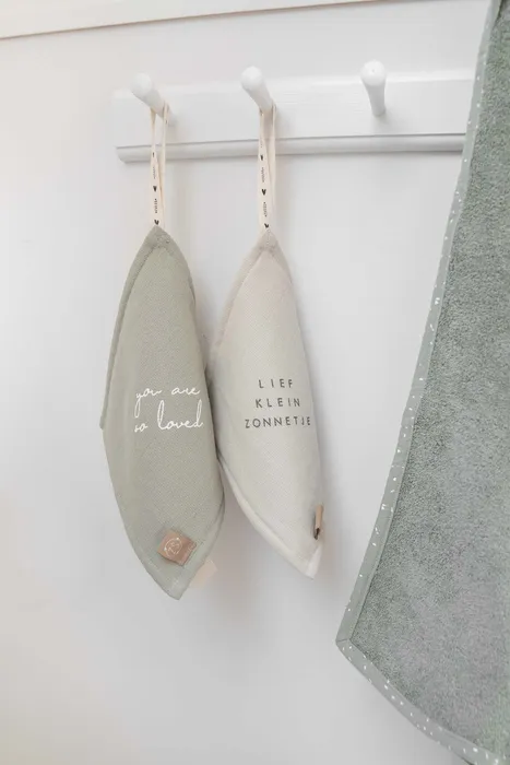 Zusss Speendoekje - So loved - Saliegroen - Afbeelding 4